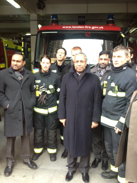 Whitechapel fire crew